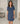 Bamboo - Short Sleeve Nightdress Lace - 367 Bering Sea