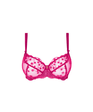 Tess - Underwired low-necked bra - 0579 ROSE SAMBA