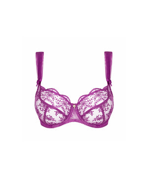 Charlotte - Underwired low-necked bra - 0573 DAHLIA
