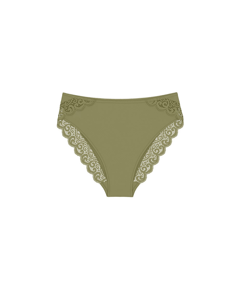 Hikini Amourette - Hikini / Tai - 7855 Olive Gold – Wunderwear