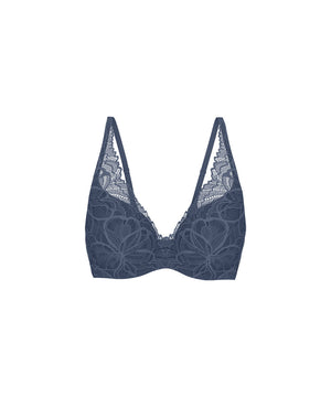 Body Make-Up Illusion Lace - Trekvartskål Bh - 7873 Indigo Veil