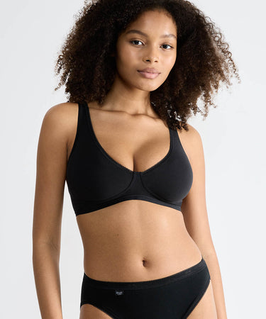 Basic+ - Soft Bra - 0004 BLACK