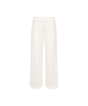 Beach MyWear Crochet Trousers - Trousers - 00GZ SILK WHITE