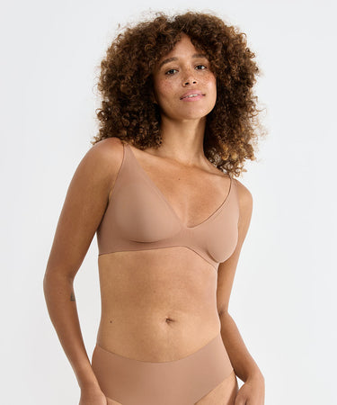 sloggi ZERO Feel - Soft Bra - 00CM NOSTALGIC BROWN
