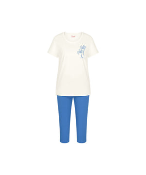 Sets - Pyjamas - PW01 WHITE/BLUE