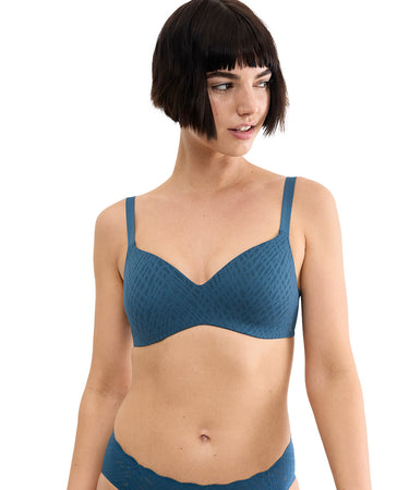 sloggi ZERO Feel Bliss - THE UP T-shirt Bra - 1692 SMOKY BLUE