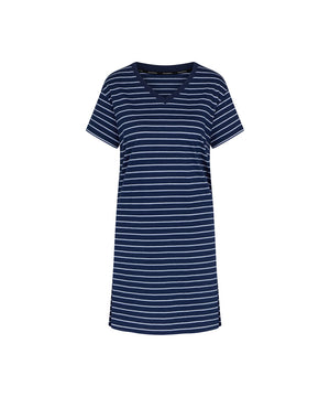 Nightdresses - NDK - M008 BLUE - DARK COMBINATION