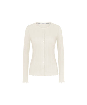 Versatile Rib - Top - 00GZ SILK WHITE