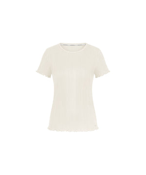 Versatile Rib - Top - 00GZ SILK WHITE