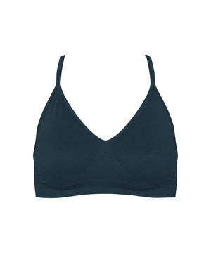Lucia - Bra Top Solid - 077 Blueberry blue