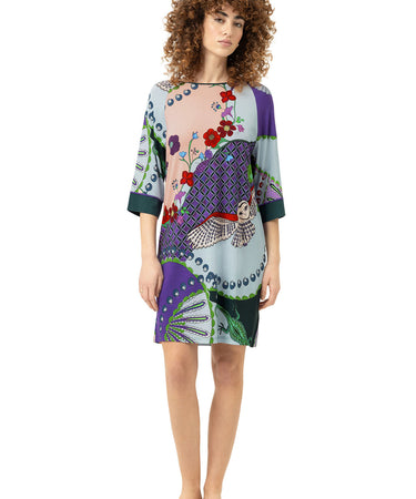 Lovestory - Sleepshirt 3/4 Sleeve - 1804 Mystic Jade