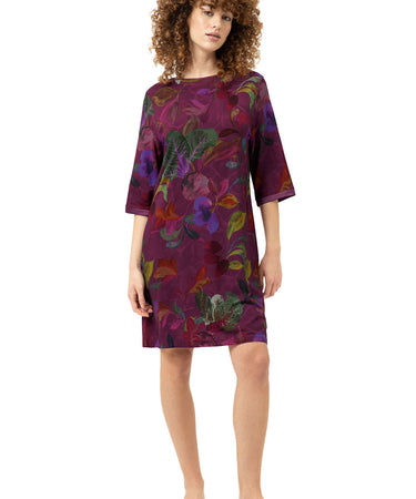 Lovestory - Sleepshirt 3/4 Sleeve - 1808 Crushed Berry
