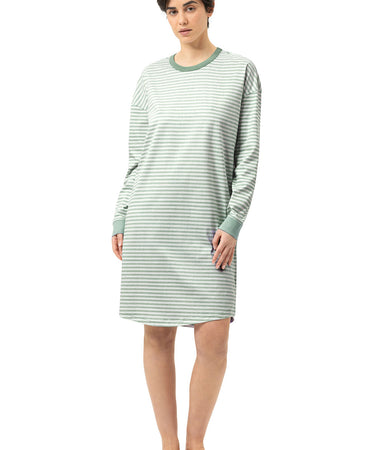MEY Night - Sleepshirt Long Sleeve - 1811 Seasalt Green