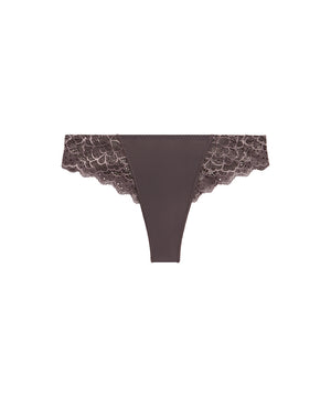 Caresse - Tanga - 810 Graphite Grey
