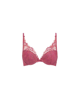 Wish - Plunging Push-up Bra - 439 Santal Pink