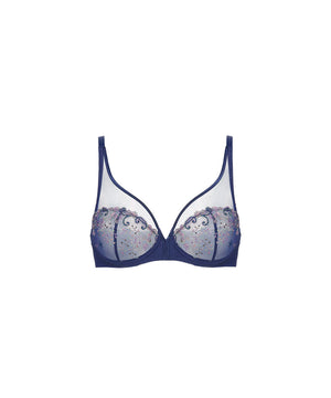 Dèlice - Plunging Underwired Bra - 036 Rainbow Blue