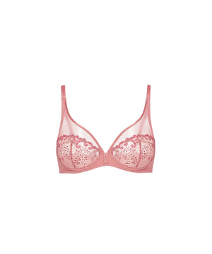 Délice - Plunging Underwired Bra - 469 Smokey Pink