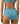 Blue maxi underwear briefs on model