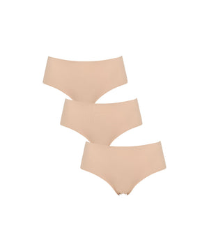 Seamless tai 3-pack cotton - Tai - 008 Nude