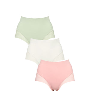 Seamless - Maxi W Lace 3-pack - 522 Dusty green