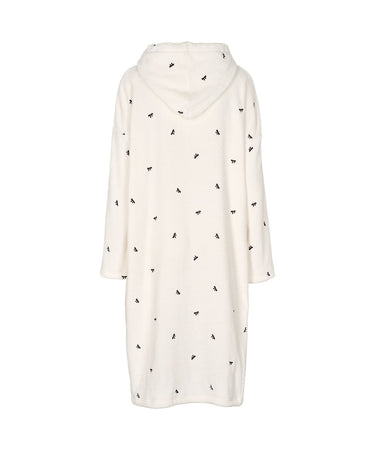 Teddy - Kåbe - 104 Ivory w embroidery