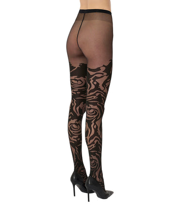 Rose Shadow - Tights - 9180 black/black