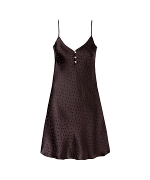 Pure Silk - Night Slip - 2900 Velvet Mocca