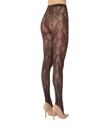 Infinite Rose Net - Tights - 4870 dark wood