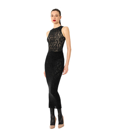 Infinite Rose Net - Tights - 7005 black