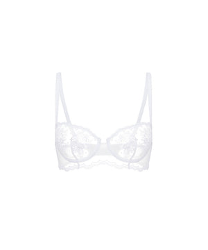 Intrigue - Half Cup Bra - 011 White