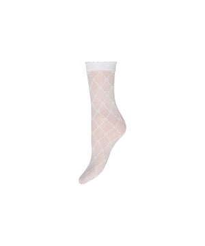 Hype the Detail - Socks Logo 25Den - 9001 Hvid-hvid