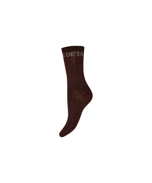 Hype the Detail - Ankle Sock Lurex - 7 Brun