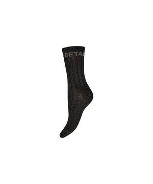 Hype the Detail - Ankle Sock Lurex - 9 Black