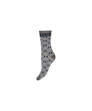 Hype the Detail - Sock W/Lurex - 1106 Grå