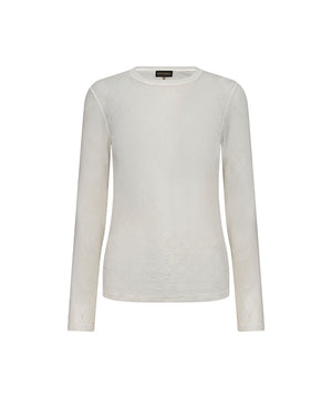 Hype the Detail - Mesh Blouse - 1 Hvid