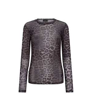 Hype the Detail - Blouse W/print - 9512 Grå