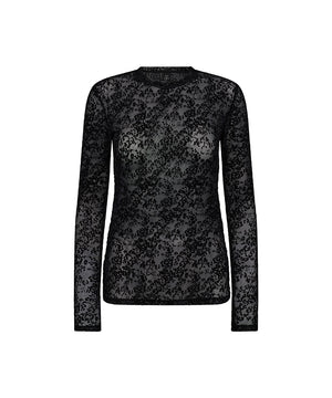 Hype the Detail - Lace Blouse - 9 Black