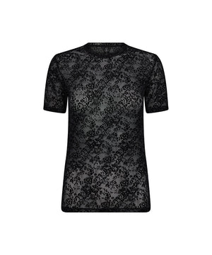 Hype the Detail - Lace Tee, Slim - 9 Black