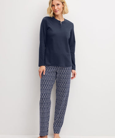 Midnight Hearts - Pyjama - 488 Peacoat blue