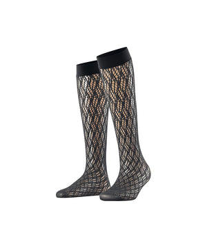 FALKE Pure Shore KH - Knee-High - 3009 black