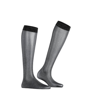 Glitter KH - Knee-High - 3103 bl./silver