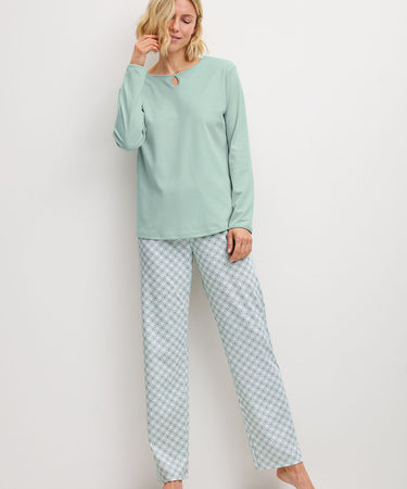 Sweet Dreams - DAMEN Pyjama - 621 light aqua
