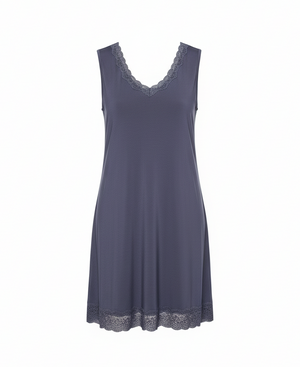 Bamboo - Sleeveless Nightdress - 366 Greystone