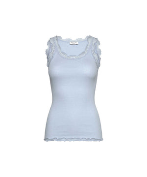 Babette - Silk Top w/lace - 044 NANTUCKET BLUE