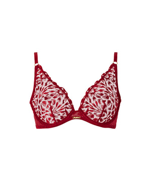 5D CRAZY IN LOVE - Underwired Triangle Bra - REDD RED DELIGHT