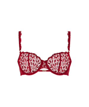 5D CRAZY IN LOVE - Half Cup Bra - REDD RED DELIGHT