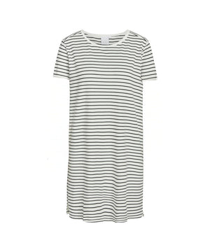 Bea - Shortsleeved  Dress - 8011 Pavement  stripe
