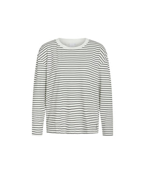 Britt - Longsleeved T-shirt - 8011 Pavement  stripe