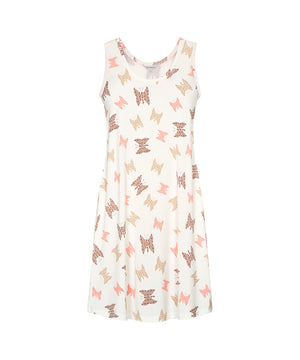 Bamboo - Sleeveless Nightdress - 671 Desert Butterfly