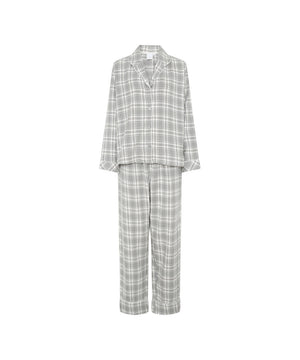 Helga - Check Set - 9019 Grey Melange Check